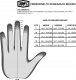 100% Rękawiczki 100% COGNITO Glove Red - L (długość dłoni 193-200 mm) (NEW 2022) 2