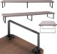 Mozos DUAL RISER P podstawka półka pod dwa monitory 1