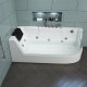 Wanna Home Deluxe Jednoosobowa wanna z hydromasażem 170x80x59 3