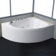 Wanna AWT Narożna Wanna Z Hydromasażem 180/130 z Baterią 1