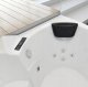 Wanna HDL Narożna dwuosobowa wanna z hydromasażem 157x157 5