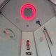 EAGO Kabina parowa z termostatem 100x80 prawa czarna 3