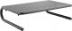 Powerton Podstawa pod monitor, miejsce na klawiaturę, czarny, metal/ tworzywo, 20 kg nośność, Powerton, ergo 1