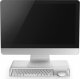 Powerton Podstawa pod monitor, nowoczesny minimalistyczny design, srebrny, aluminium, 10 kg nośność, Powerton, ergo 9