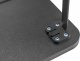 Powerton Podstawa pod monitor, łatwy montaż, miejsce na klawiaturę, czarny, metal / płyta mdf, 20 kg nośność, Powerton, ergo 5
