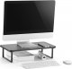 Powerton Podstawa pod monitor, łatwy montaż, miejsce na klawiaturę, czarny, metal / płyta mdf, 20 kg nośność, Powerton, ergo 8