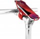 Bone Bike Uchwyt telefonu komórkowego Bone Bike Tie 3 Pro, na rower, regulowany rozmiar, czerwony, 5.8-7.2", silikon, nocowany na trzonku ki 1