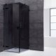 EAGO Kabina Prysznicowa 100x100 Easy Clean 8mm Czarna 1