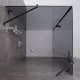 EAGO Kabina Prysznicowa 100x100 Easy Clean 8mm Czarna 1