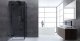 EAGO Kabina Prysznicowa 100x100 Easy Clean 8mm Czarna 5