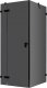 EAGO Kabina Prysznicowa 100x100 Easy Clean 8mm Czarna 6