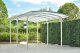 HDL Aluminiowa wiata samochodowa biała 505 x 300 3