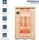 Home Deluxe Sauna na podczerwień REDSUN M pełne spektrum 1