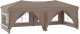 vidaXL Składany namiot imprezowy ze ściankami, kolor taupe, 3x6 m 2