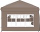vidaXL Składany namiot imprezowy ze ściankami, kolor taupe, 3x6 m 4