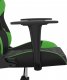 Fotel vidaXL czarno-zielony (3143756) 8