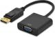 Adapter AV Ednet DisplayPort - D-Sub (VGA) czarny (84506) 1