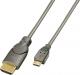 Kabel USB Lindy microUSB - HDMI 2 m Czarny (41567) 1