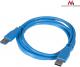 Kabel USB Maclean USB-A - USB-A 1.8 m Niebieski (MCTV-582) 2
