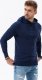 Ombre Męska bluza dzianinowa z kapturem - V3 ciemnoniebieska B1532 XXL 2