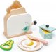 Tender Toys Zabawka drewniana toster z zestawem śniadaniowym Mini Chef Tender Leaf Toys 5