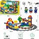 LEGO KLOCKI BLOCKI LEGO KOLEJKA Wesołe Miasteczko + Tory Pociąg Ciuchcia GRA, ŚWIECI, JEŹDZI 109 elementów DUPLO NA PREZENT 1