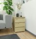 Fabryka Mebli Akord Szafka nocna CL3 40 cm 3 szuflady - dąb artisan 5