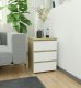 Fabryka Mebli Akord Szafka nocna CL3 40 cm 3 szuflady - dąb artisan-biała 5
