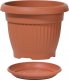 Prosperplast Donica Doniczka TERRA DCE13 Terakota + podstawka 1