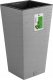 Prosperplast Doniczka na kwiaty Donica Furu DFSH400 Szara beton 1