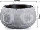 Prosperplast Donica Bowl Kula Beton DKB370 240 150 Zestaw 3w1 4