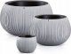 Prosperplast Donica Bowl Kula Beton DKB370 240 150 Zestaw 3w1 10