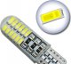 SKLEPLEDY ŻARÓWKA LED W5W T10 POSTOJÓWKI 24 LED SILICON MOC 8