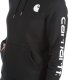 Carhartt Bluza Carhartt Clarksburg Sleeve Logo Hooded Black 2