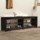 vidaXL vidaXL Szafka na buty, czarny, 160x36,5x50 cm, lite drewno sosnowe 1