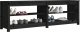 vidaXL vidaXL Szafka na buty, czarny, 160x36,5x50 cm, lite drewno sosnowe 3