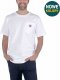 Carhartt Koszulka Carhartt Workwear Pocket S/S White 1