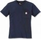 Carhartt Koszulka Carhartt WK87 Workwear Pocket S/S Navy 4