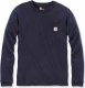 Carhartt Koszulka Carhartt WK126 Workwear Pocket L/S Navy 1