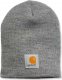 Carhartt Czapka Carhartt Acrylic Knit Hat Heater Grey 1