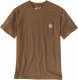 Carhartt Koszulka Carhartt Heavyweight Pocket Oiled Walnut 1