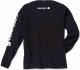 Carhartt Koszulka Carhartt Logo Long Sleeve Black 2