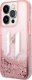 Karl Lagerfeld Etui Karl Lagerfeld Liquid Glitter Big KL HardCase do iPhone 14 Pro różowe 1