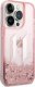 Karl Lagerfeld Etui Karl Lagerfeld Liquid Glitter Big KL HardCase do iPhone 14 Pro różowe 3