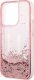 Karl Lagerfeld Etui Karl Lagerfeld Liquid Glitter Big KL HardCase do iPhone 14 Pro różowe 5