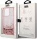 Karl Lagerfeld Etui Karl Lagerfeld Liquid Glitter Big KL HardCase do iPhone 14 Pro różowe 7