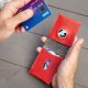 Fixed FIXED Mini Smart Wallet for AirTag - portfel z miejscem na AirTag czerwony 8
