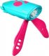 Hornit Lampka rowerowa z klaksonem HORNIT Mini PINK - TURQ 5353PITQ 1