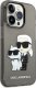 Karl Lagerfeld Etui Karl Lagerfeld KLHCP14XHNKCTGK Apple iPhone 14 Pro Max czarny/black hardcase IML GLIT NFT Karl&Choupette 4