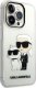 Karl Lagerfeld Etui Karl Lagerfeld KLHCP14XHNKCTGT Apple iPhone 14 Pro Max transparent hardcase IML GLIT NFT Karl&Choupette 4